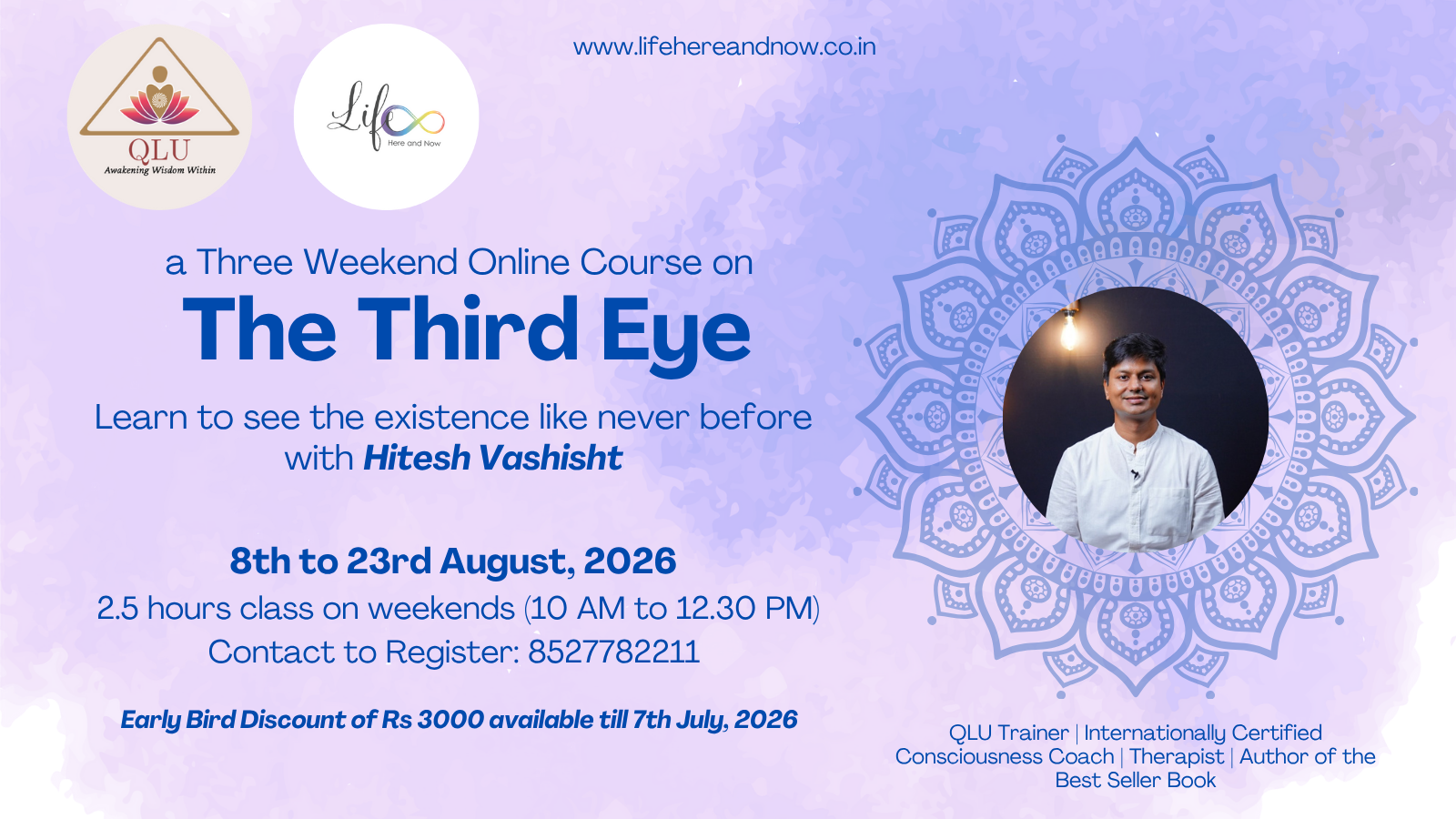The Third Eye - a three weekend online program