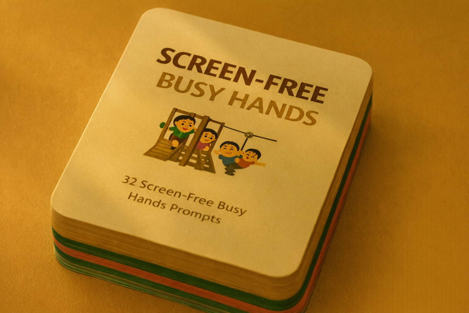 Screen‑Free Busy Hands (Ages 3–10) — 32 Printable Prompts for Movement ...